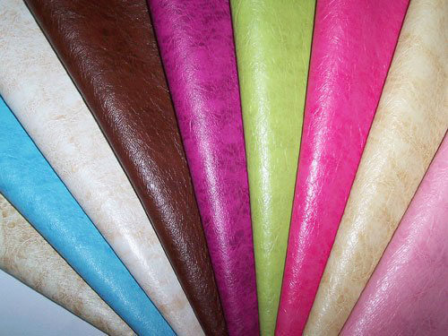 Embossed leather surface